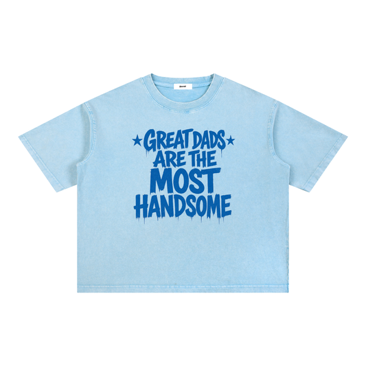 DAD Mineral Wash Boxy Cotton Tee